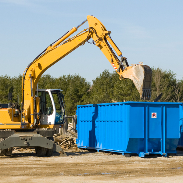 what happens if the residential dumpster is damaged or stolen during rental in Williamstown